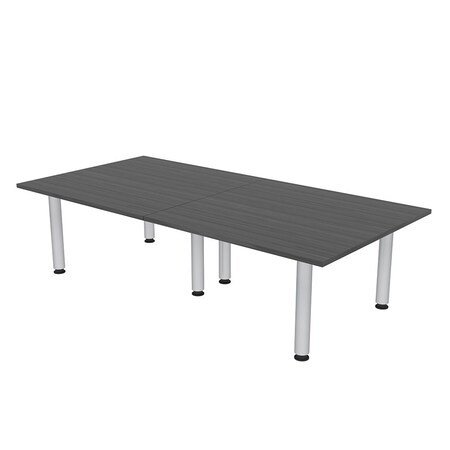 Skutchi Designs 45 in W, 96 in L, 29 in H, Engineered Wood Top, Grey HAR-REC-48X93-PT-AN